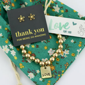 THANK YOU For Being So Amazing Floral + Gold Bundle (R12)