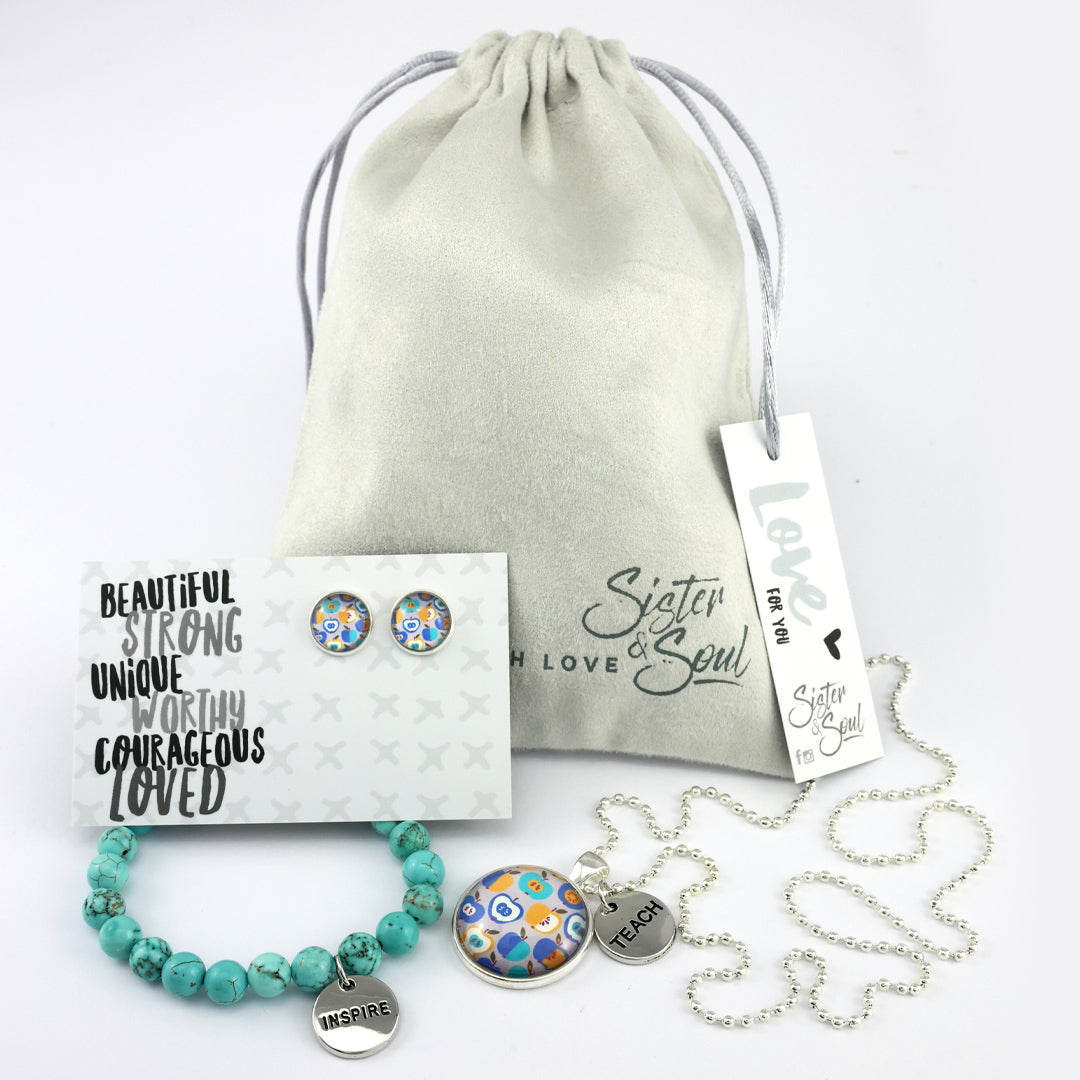 BEAUTIFUL STRONG UNIQUE - Apple Teach Inspire - Gift Bundle (R06)