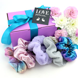 Love Just For You - Purple & Teal Gift Box Bundle - 6 Piece Easter Luxe Accessories (T03)