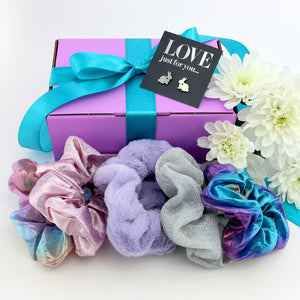 Love Just For You - Purple & Teal Gift Box Bundle - 6 Piece Easter Luxe Accessories (T03)