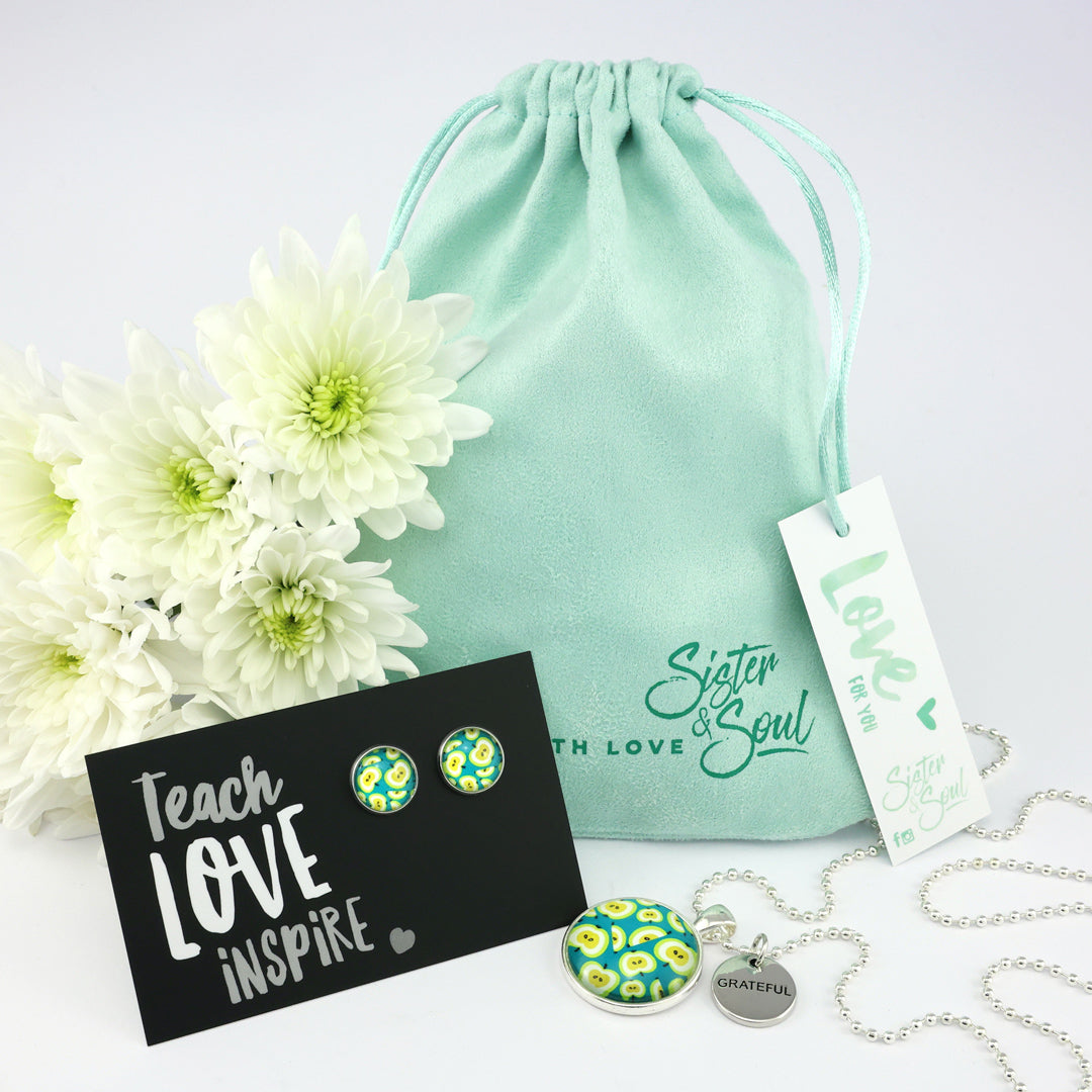 MINTY TEAL APPLE - TEACH LOVE INSPIRE - Gift Bundle (T06)