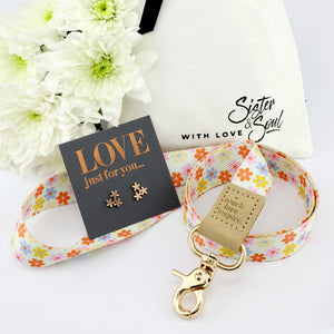 FLOWER POP CREAM Teach Love Inspire Lanyard - Love Just For You - Gift Bundle (R20)