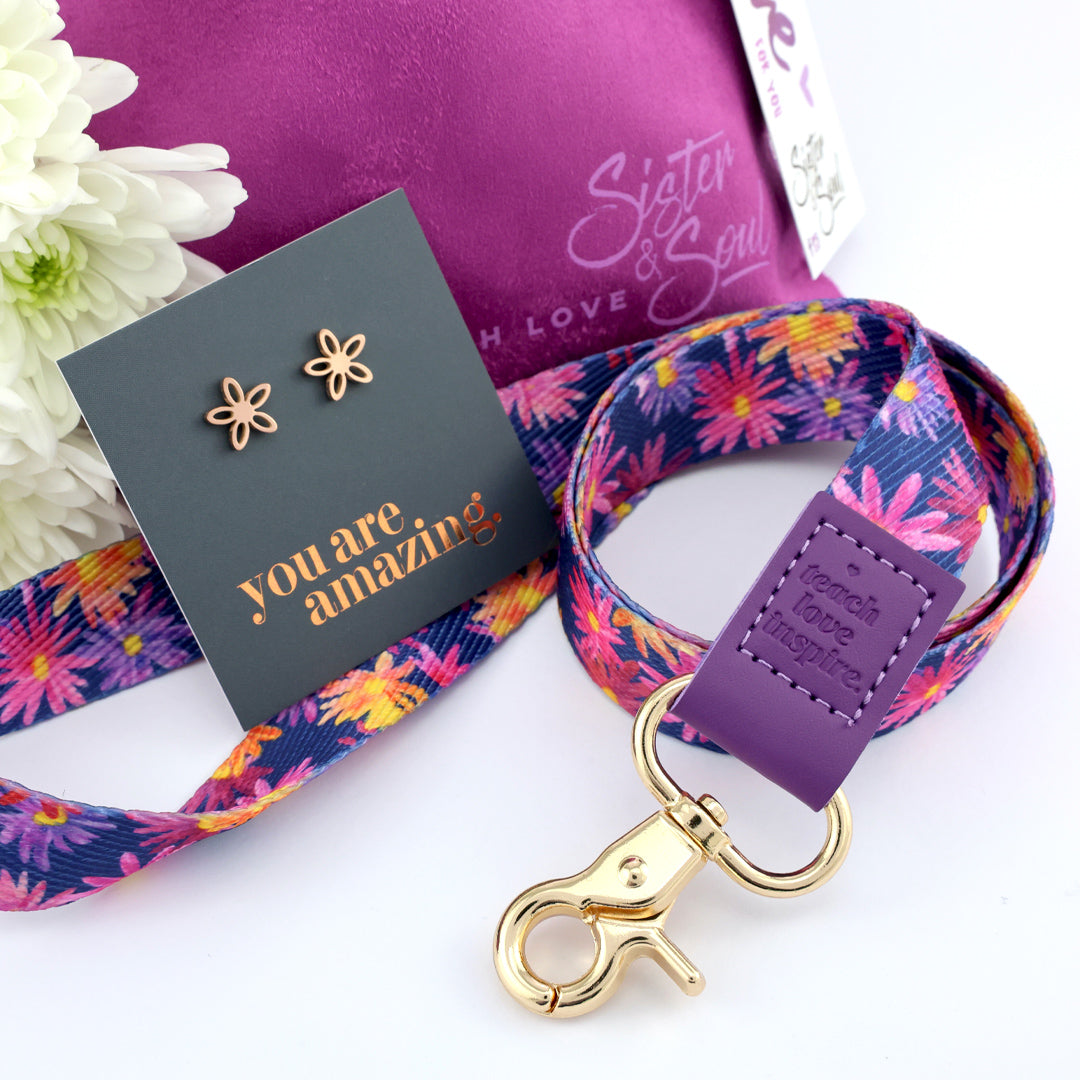 PURPLE LANYARD You Are Amazing Gift Bundle (L14)