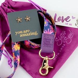 PURPLE LANYARD You Are Amazing Gift Bundle (L14)