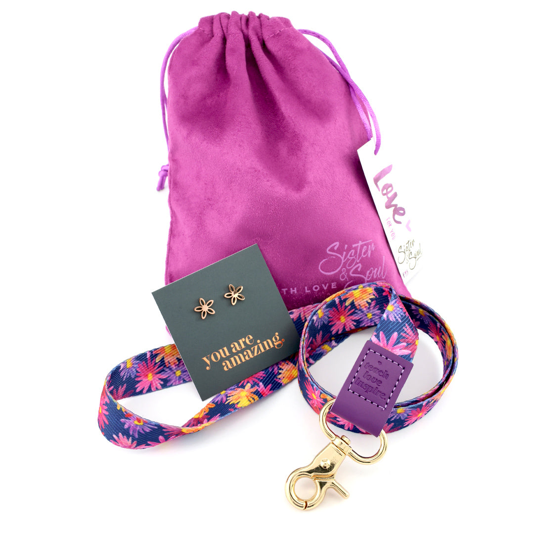 PURPLE LANYARD You Are Amazing Gift Bundle (L14)