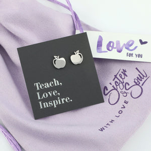 PURPLE GINGHAM & APPLES - Teach Love Inspire Gift Bundle (L07)