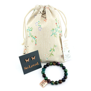 LAVISH Love My Tribe - Tigers Eye Bracelet Gift Bundle (R04)