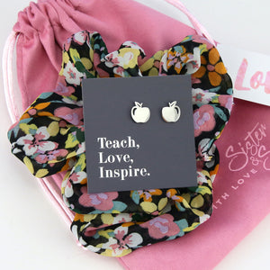 PRETTY PINK Apples + Scrunchie Teach Love Inspire Gift Bundle (R16)