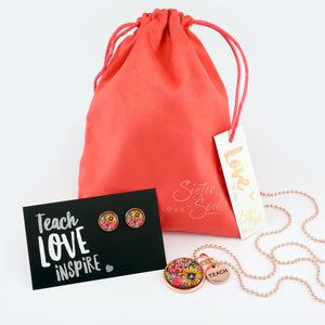 TANGERINE Floral- Teach Love Inspire - Gift Bundle (S22)