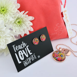 TANGERINE Floral- Teach Love Inspire - Gift Bundle (S22)