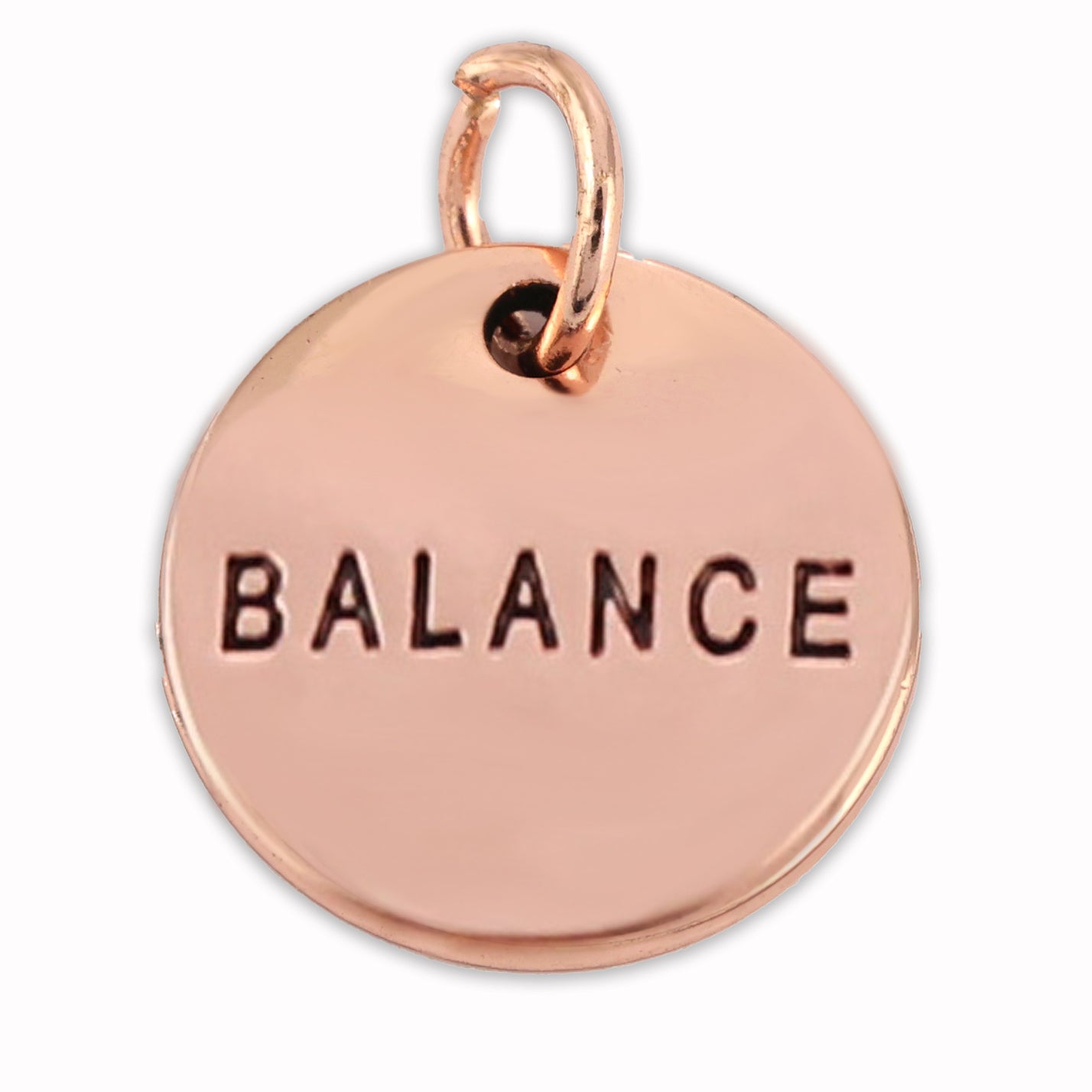 Today I Will... Word Charms (Rose Gold Copper-Add)