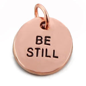 Today I Will... Word Charms (Rose Gold Copper-Add)