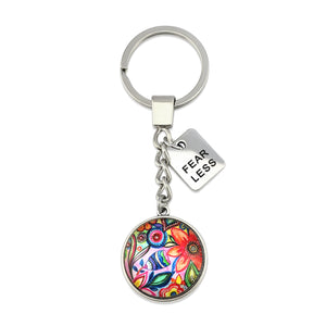 CABANA-FearLess-VintageSilverKeyring1