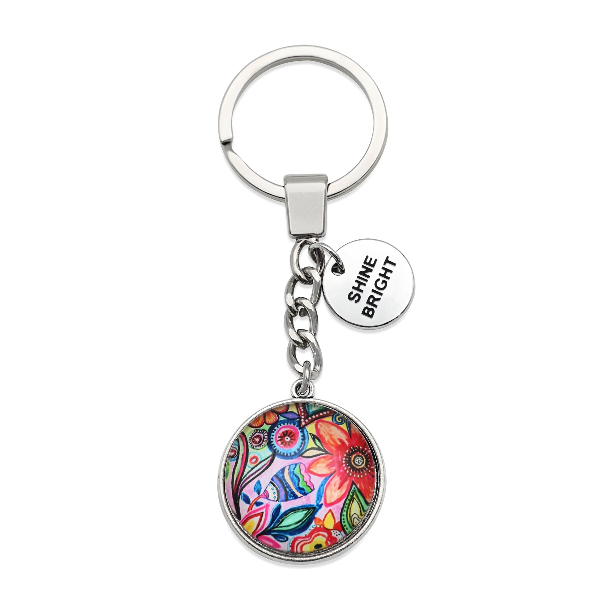 CABANA-ShineBright-VintageSilverKeyring1