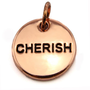 Today I Will... Word Charms (Rose Gold Copper-Add)