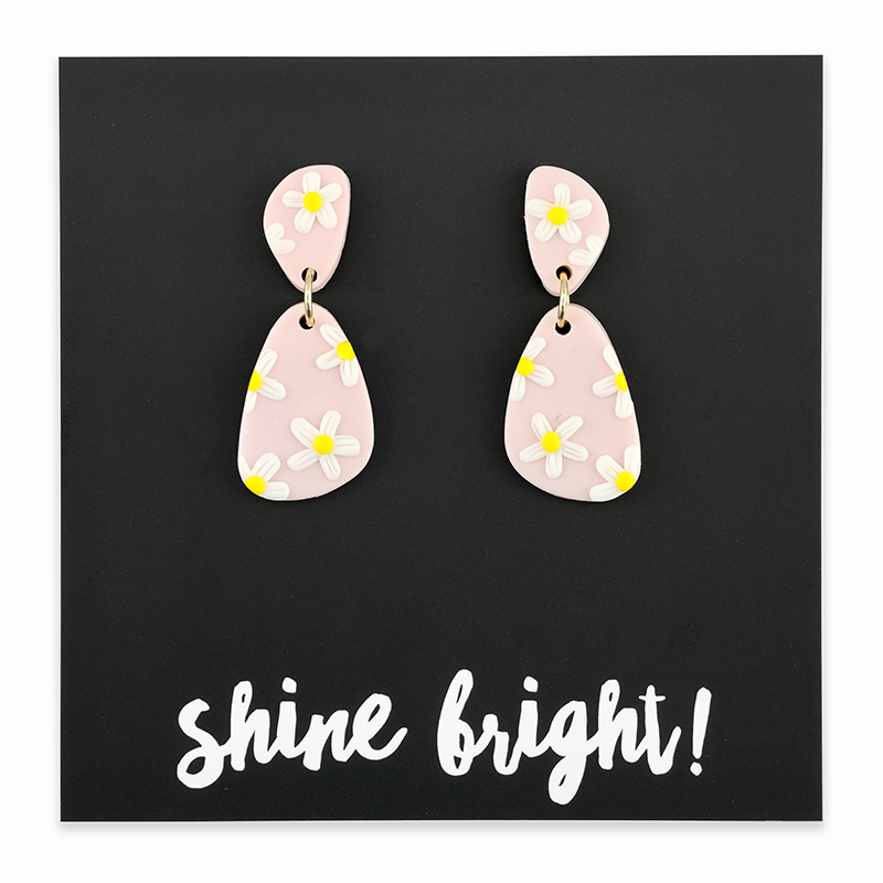 Acrylic Dangles - 'Shine Bright' - Daisy Dangle (12143)