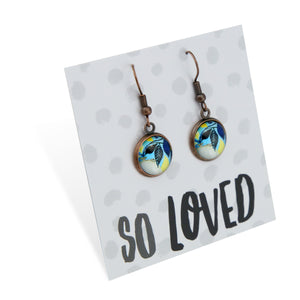 Blue Collection - So Loved - Vintage Copper Dangle Earrings - Dolce (11833)