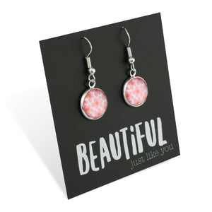 PINK COLLECTION - Beautiful Just Like You - Bright Silver Dangle Earrings - Ella (10953)