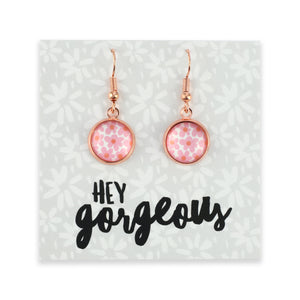 PINK COLLECTION - Hey Gorgeous - Rose Gold Dangle Earrings - Ella (10951)