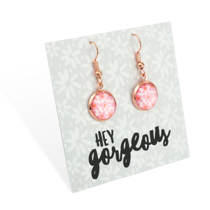 PINK COLLECTION - Hey Gorgeous - Rose Gold Dangle Earrings - Ella (10951)