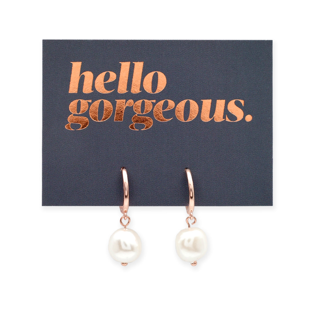 HELLOGORGEOUS-18KRoseGoldPlatedSterlingSilver-HuggieswithFreshwaterPearlDrop3