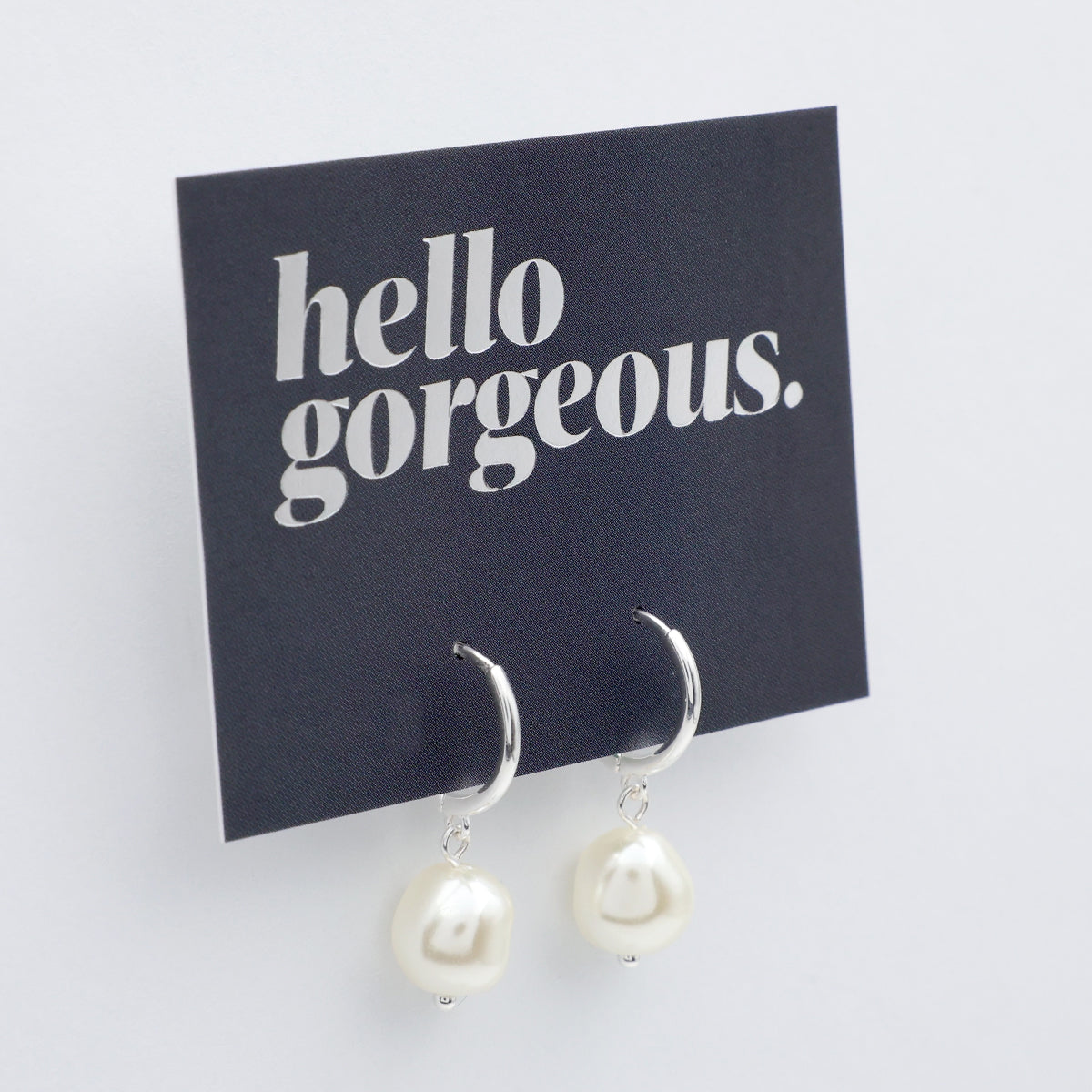 HELLOGORGEOUS-SterlingSilver-HuggieswithFreshwaterPearlDrop1