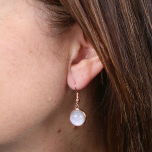 SPARKLEFEST - Grateful - Rose Gold Dangles - Aurora Shimmer (11253)