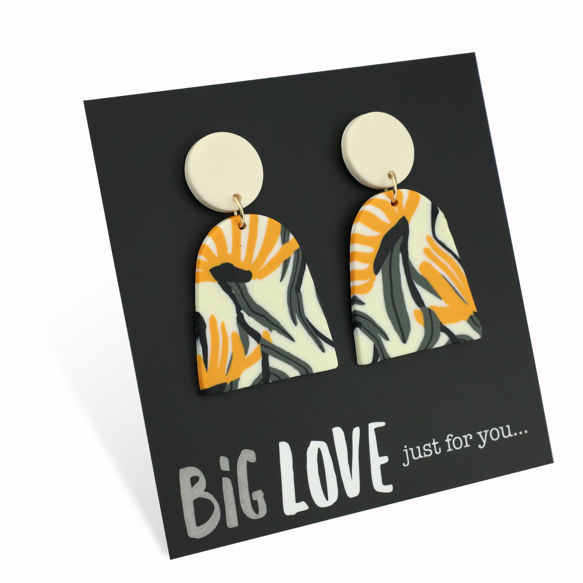 Acrylic & Polymer Dangles - 'Big Love For You' - Kangaroo Paw Arch (12214)