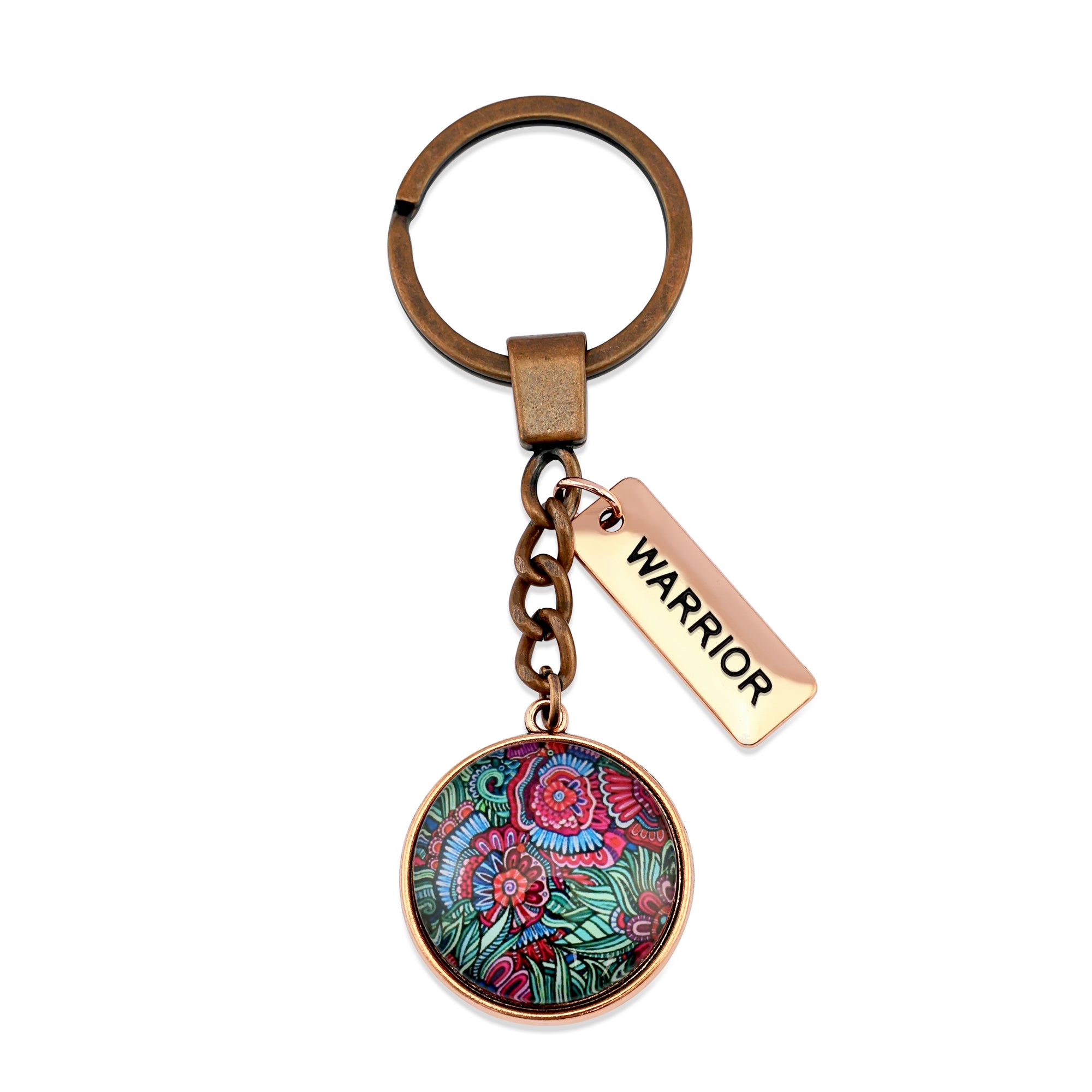 LILLIAN-Warrior-VintageRoseGoldKeyring1