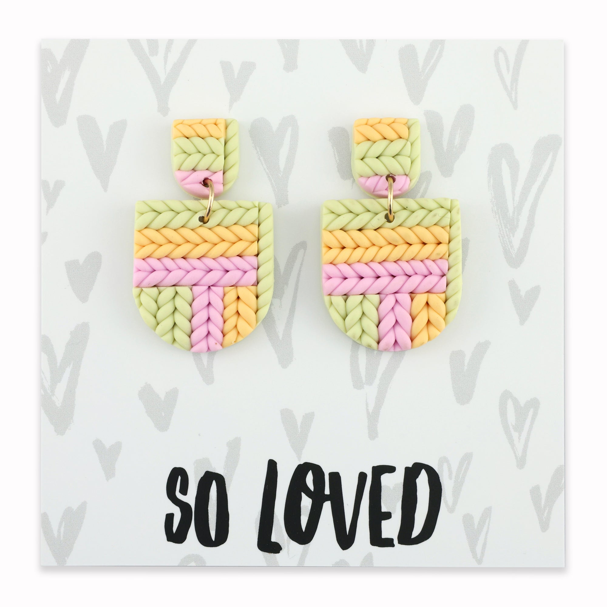 Acrylic Dangles - 'So Loved' - MECCA (12131)