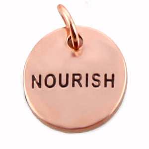 Today I Will... Word Charms (Rose Gold Copper-Add)