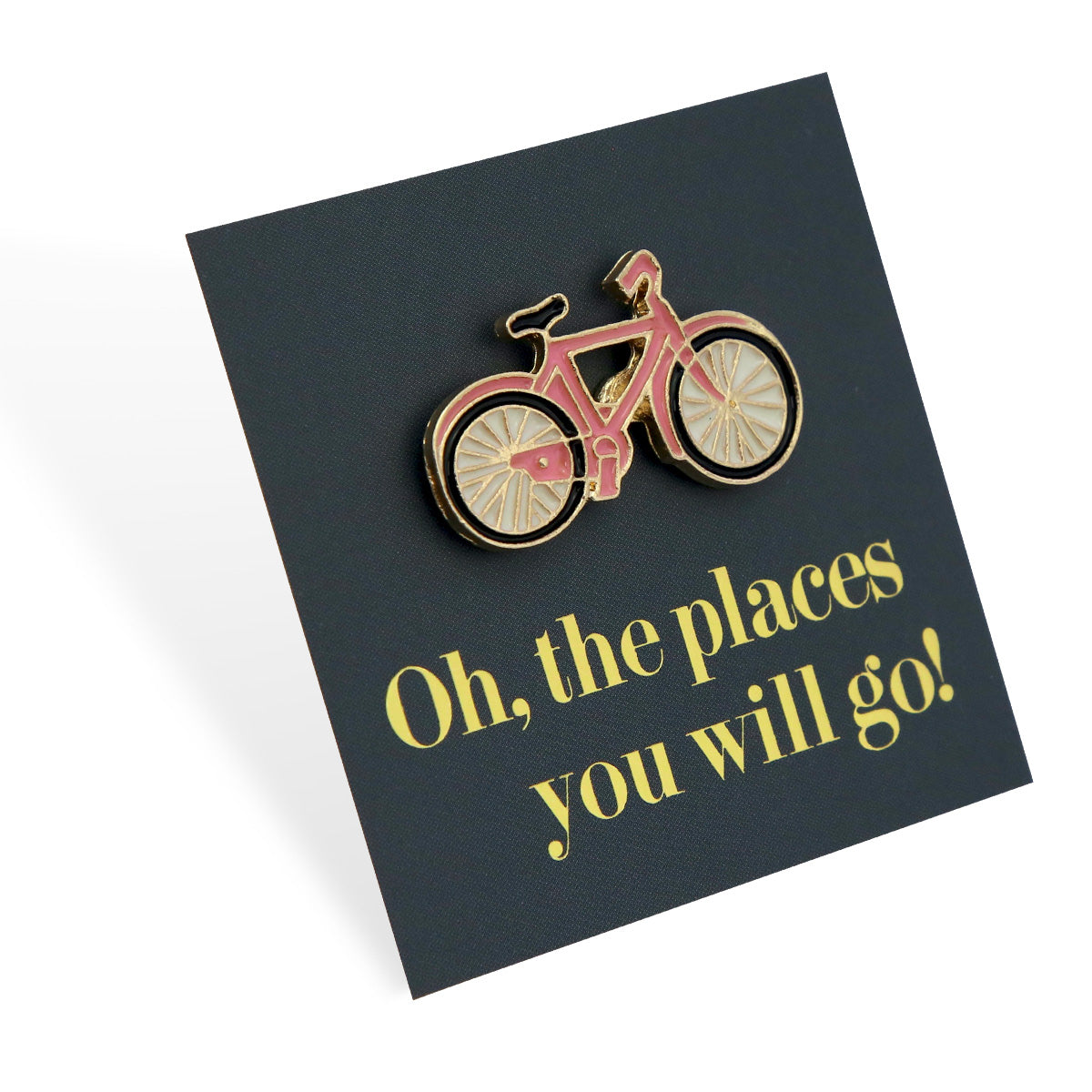 Lovely Pins! Oh, The Places You Will Go! - Bicycle Enamel Badge Pin - (12235)