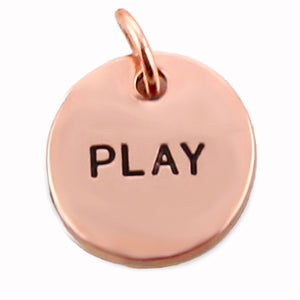 Today I Will... Word Charms (Rose Gold Copper-Add)