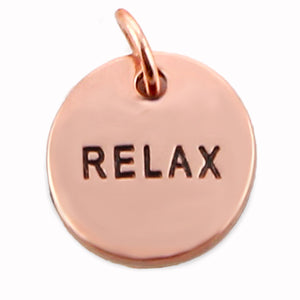 Today I Will... Word Charms (Rose Gold Copper-Add)