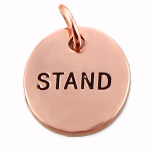 Today I Will... Word Charms (Rose Gold Copper-Add)