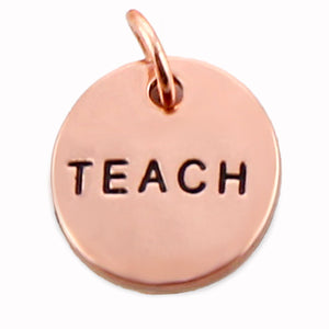 Today I Will... Word Charms (Rose Gold Copper-Add)