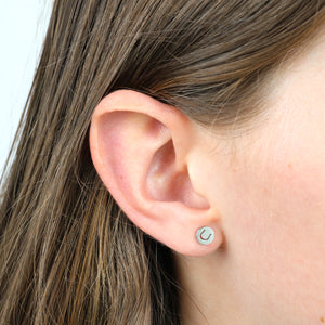 Stainless Steel Earring Studs - Strong Beautiful Courageous - TENNIS ANYONE?