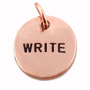 Today I Will... Word Charms (Rose Gold Copper-Add)