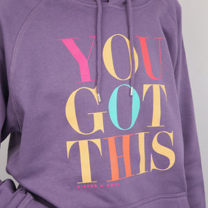 Premium You Got This HOODIE - Dusty Mauve Purple