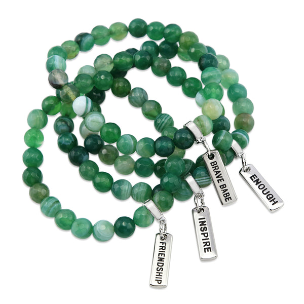 Green on sale colour bracelet