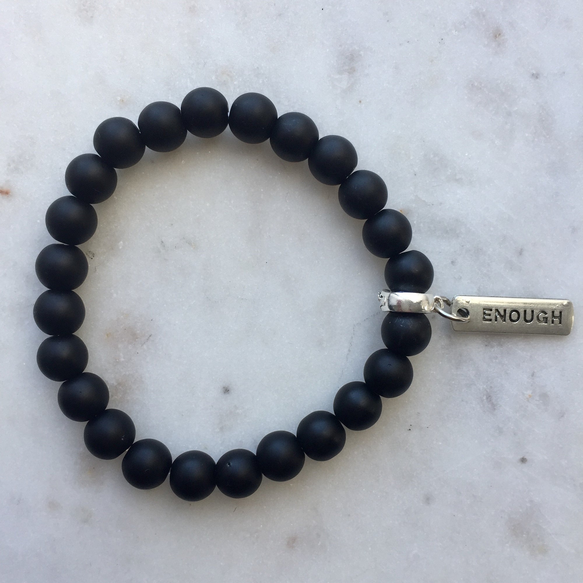 Black beads bracelet stock photo. Image of black, count - 80811082