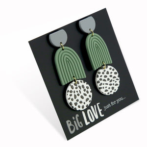 Acrylic Dangles - 'Big Love Just For You' - Osaka (11854)