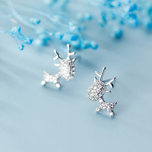 Sterling Silver Studs - Shine Bright - Reindeer Studs (9317)